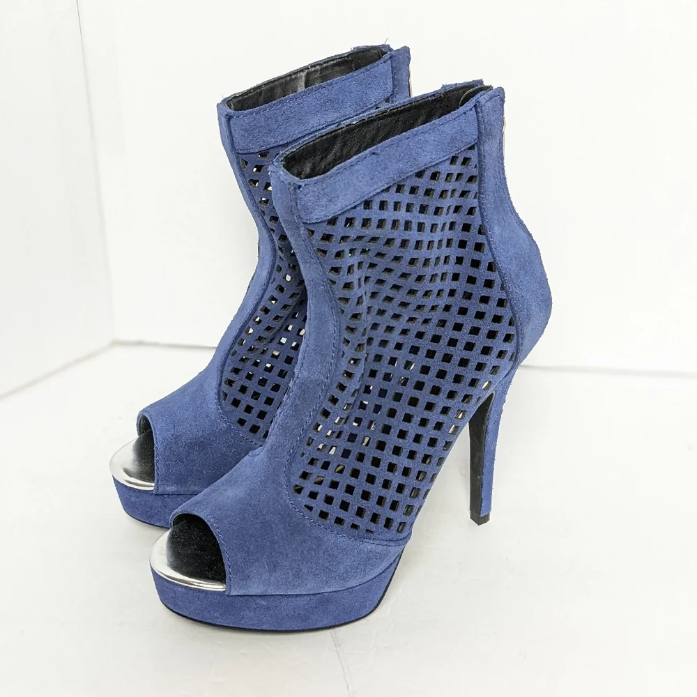 Colin Stuart suede heels